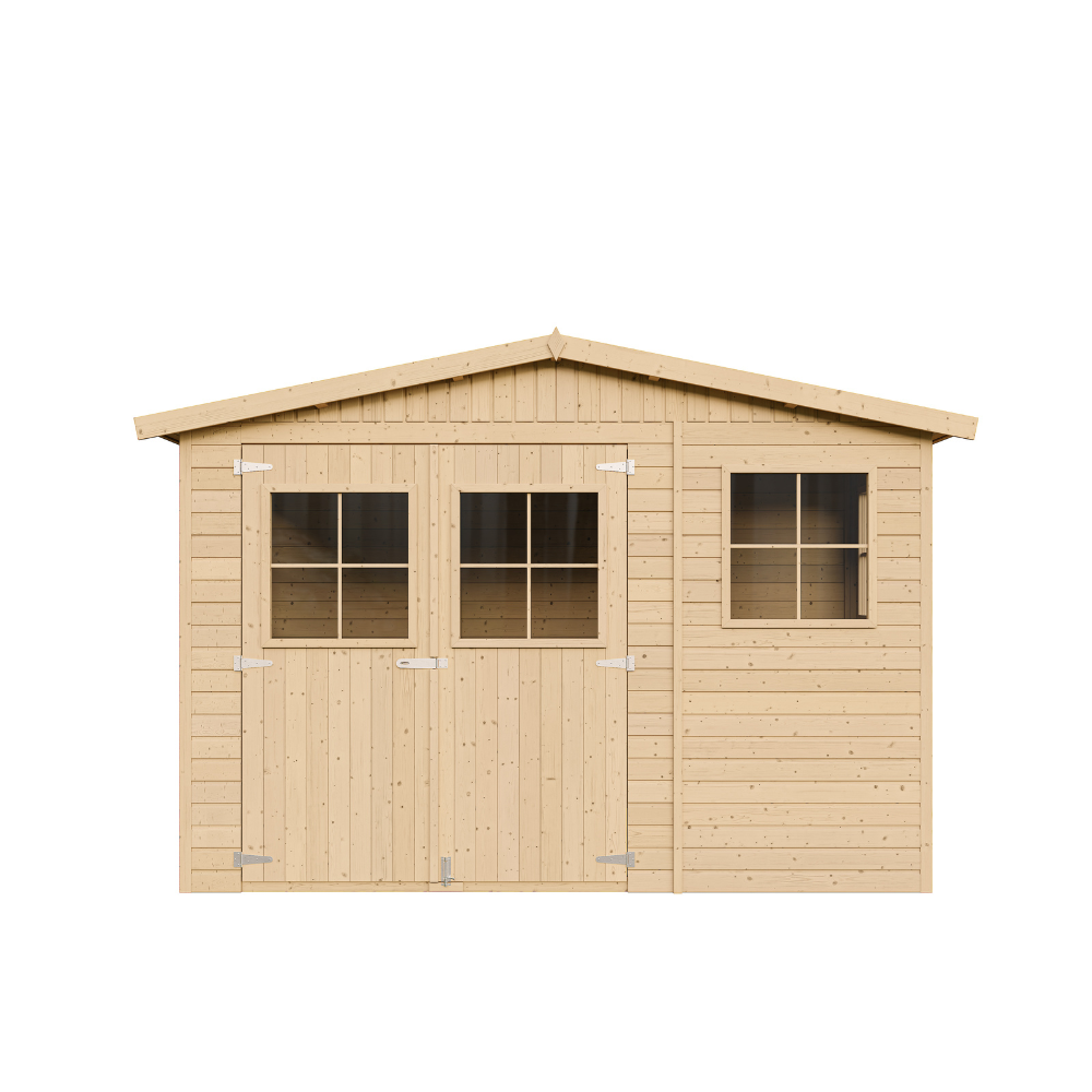 Gartenhaus Karl M334 – Gerätehaus Holz 303 x 199 cm – 6 m2