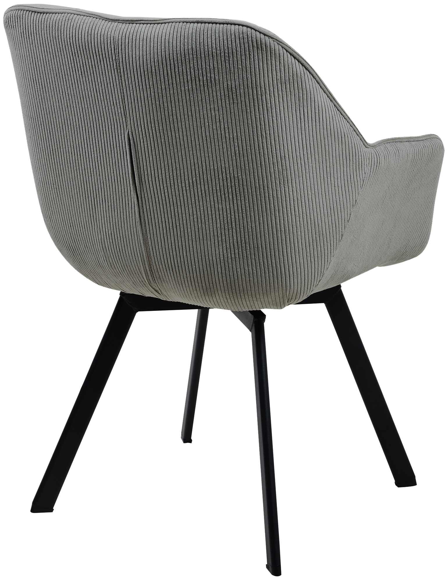 Esszimmerstuhl Jordi Cord, grau