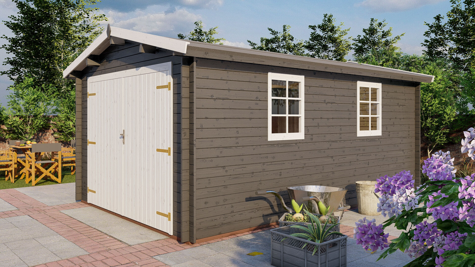 Holzgarage Schweden 32