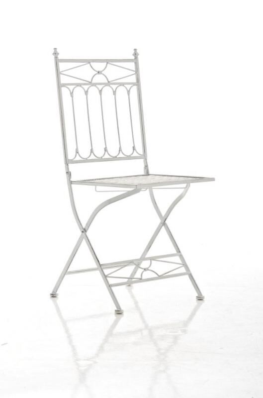 Klappstuhl Asina, antik weiß