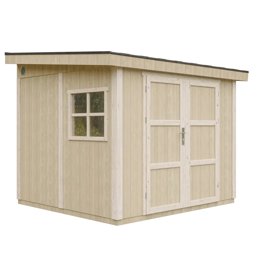 Pultdach Gartenhaus Norge 10 mit LP® SmartSide® M938 – 236 x 250 cm – 6 m2