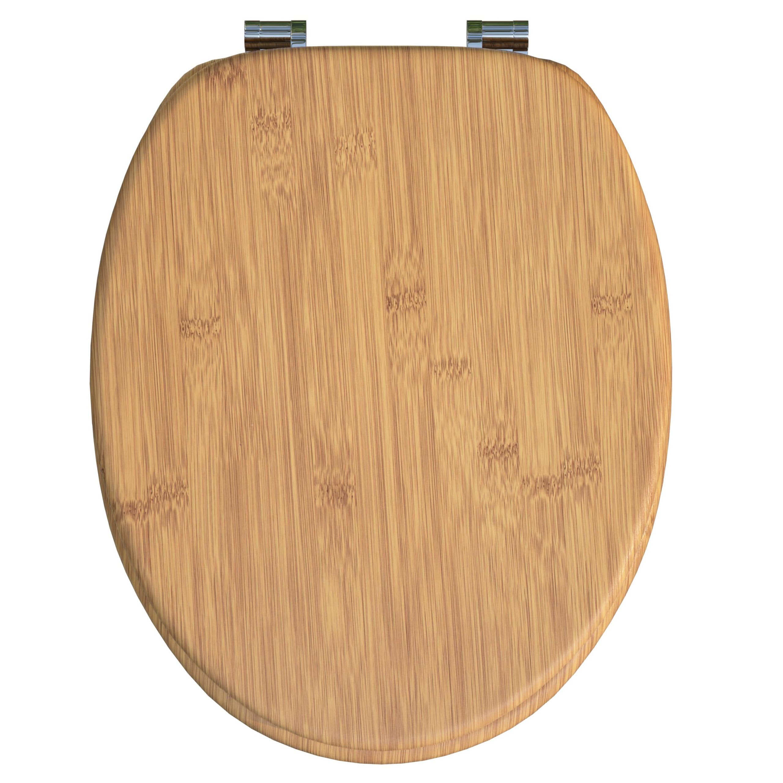 Toilettensitz Bambus mit Absenkautomatik MDF