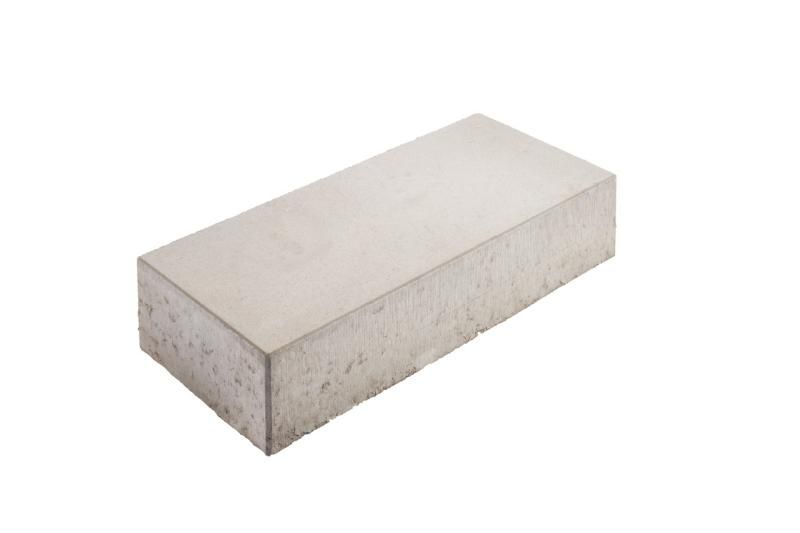 Blockstufe 16x35x80 cm, Grau mit Fase