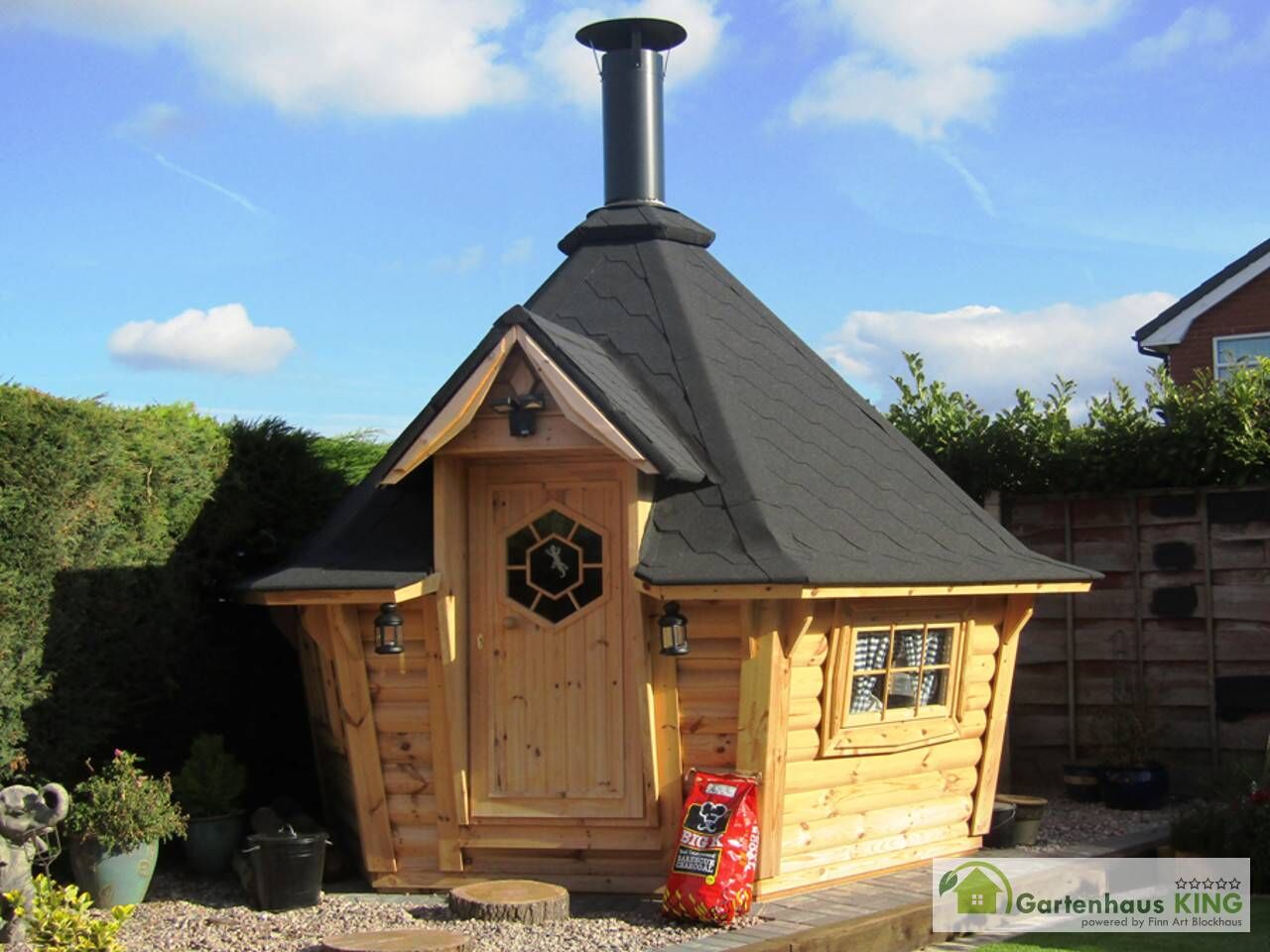 Grillkota Exklusiv 7 m² schwarz