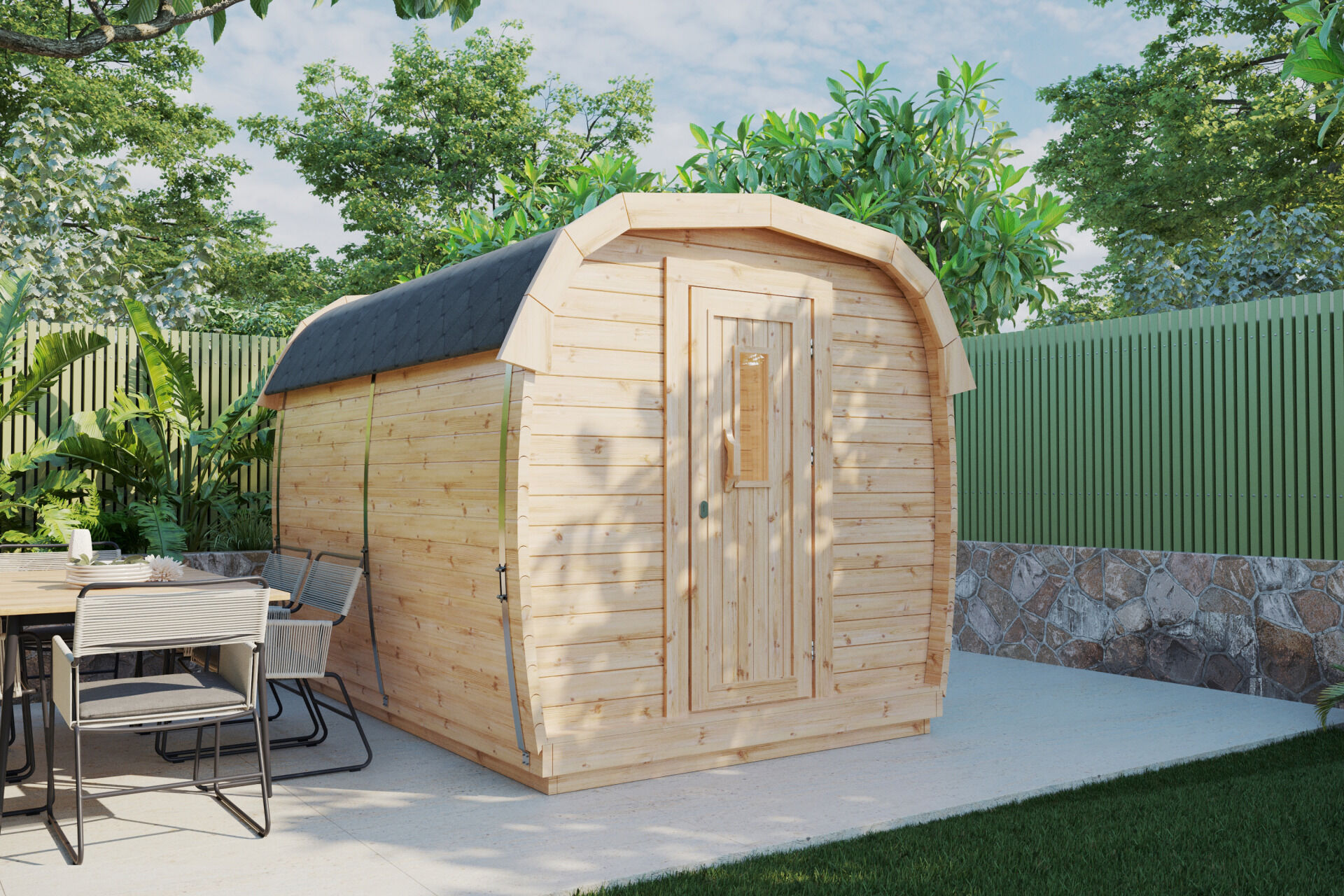 Camping Bus Tromso 230x300, Montiert