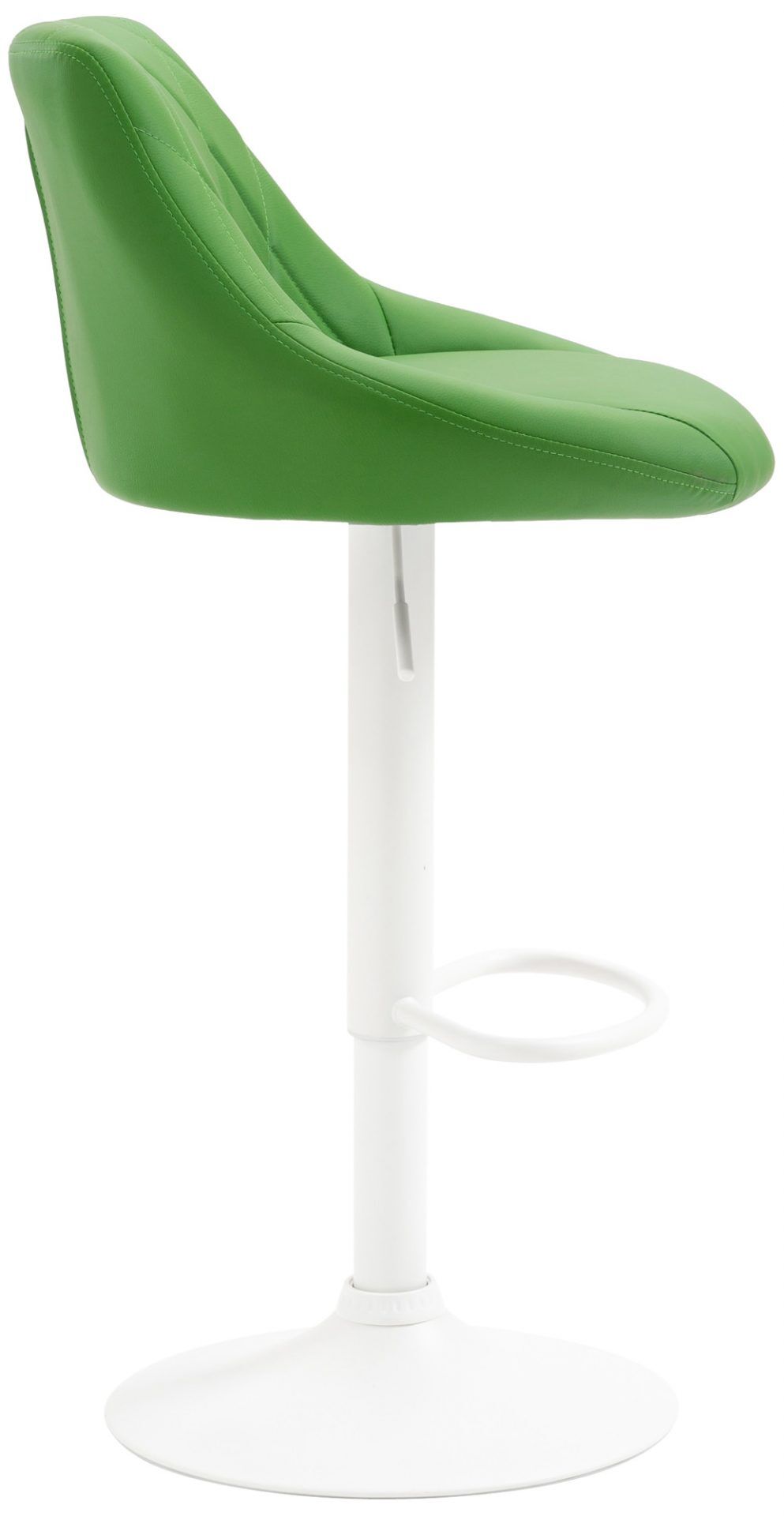 Barhocker Lazio Kunstleder weiß, grün