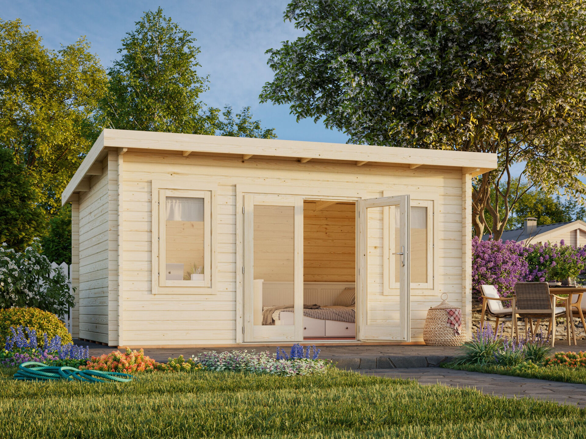 Palmako Pultdach Gartenhaus Lisa 14,2 m²