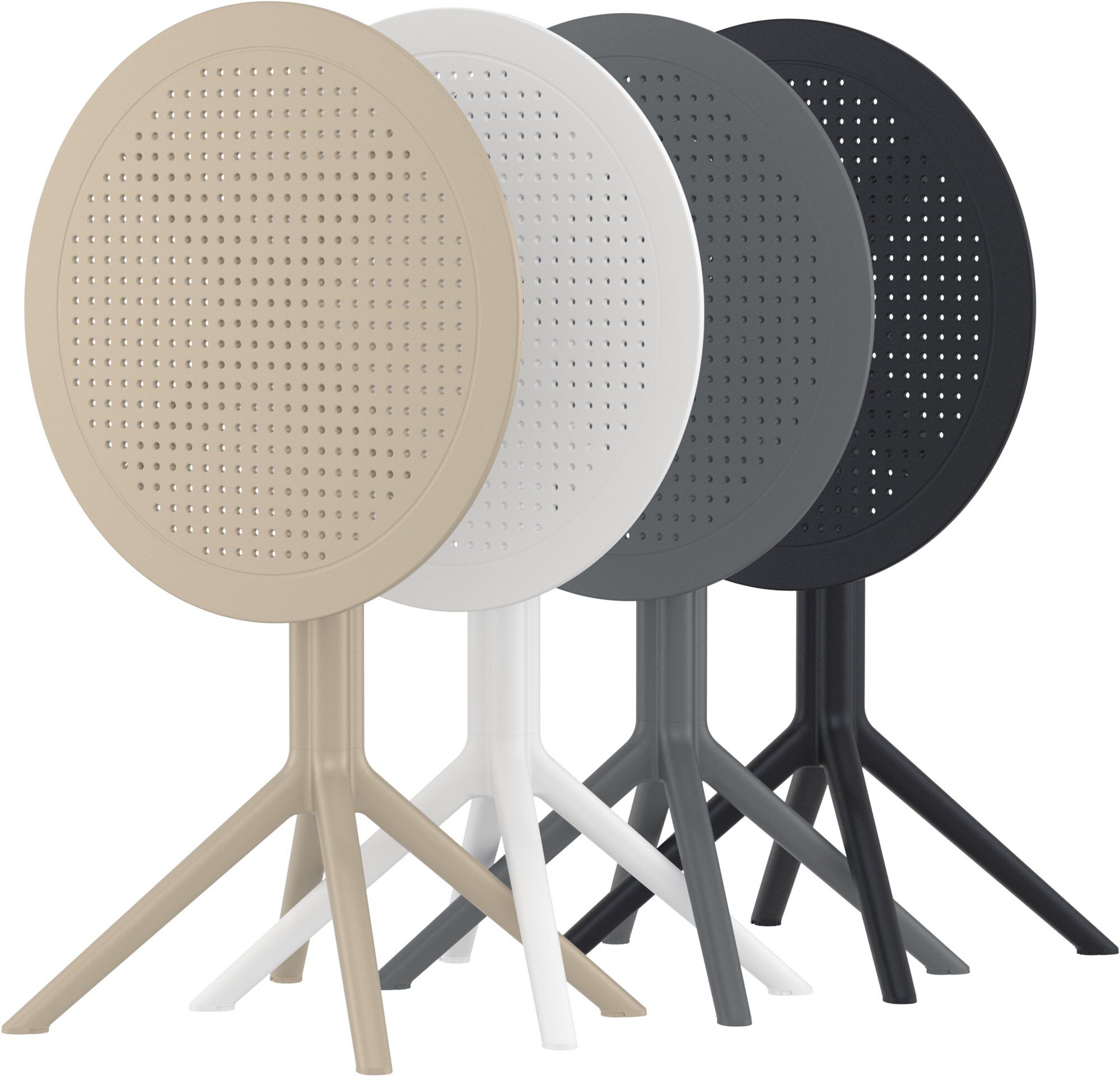 Klapptisch Sky rund, taupe