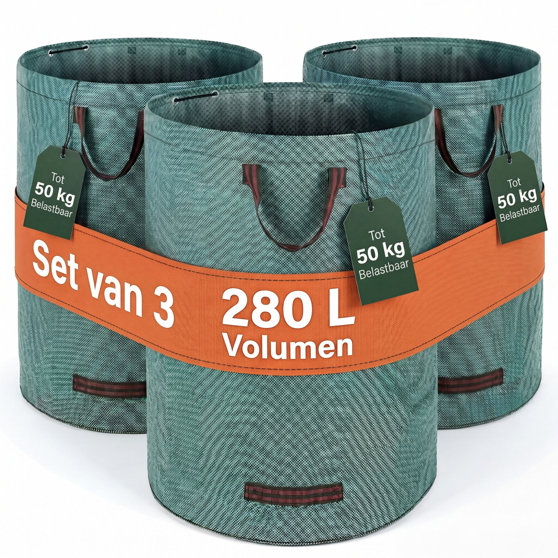 Gartentasche 3er-Set 280L max 50kg