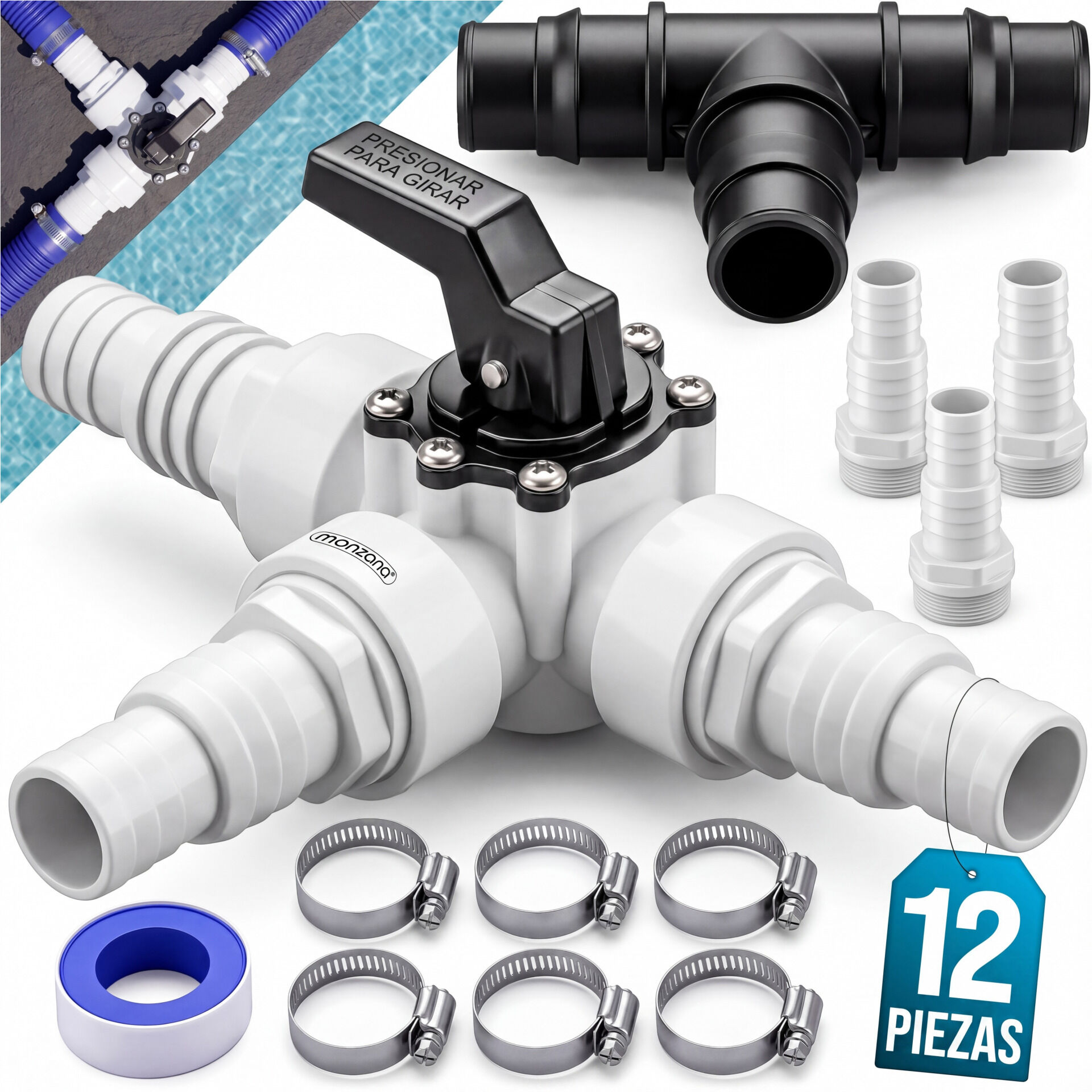 Bypass Pool-Set 12-tlg