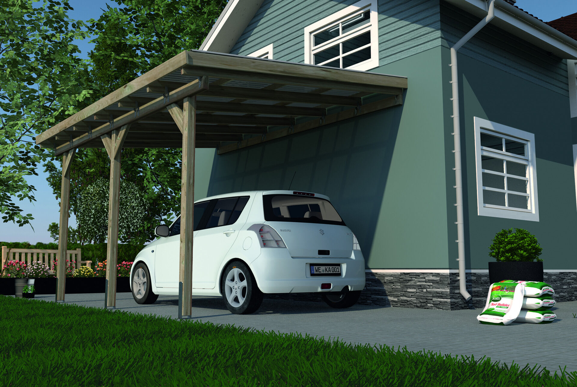 weka Terrassenüberdachung 671 Gr.3