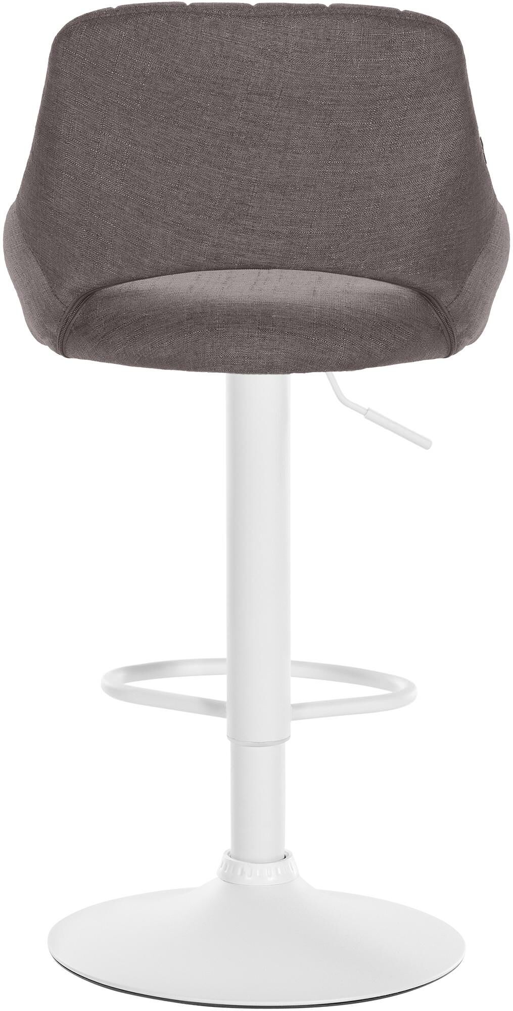 2er Set Barhocker Milet Stoff W, dunkelgrau