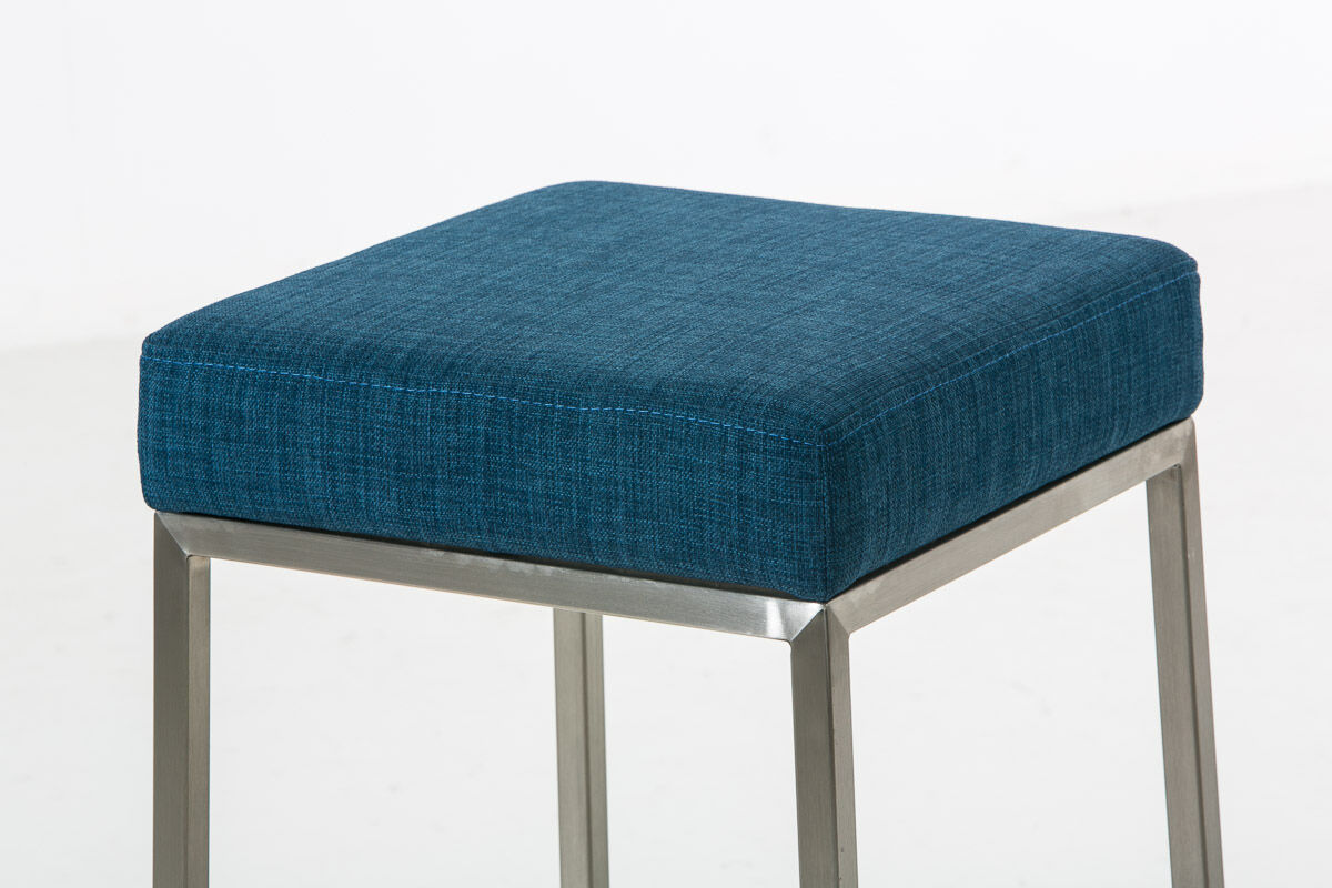 Barhocker Montreal E80 Stoff, blau