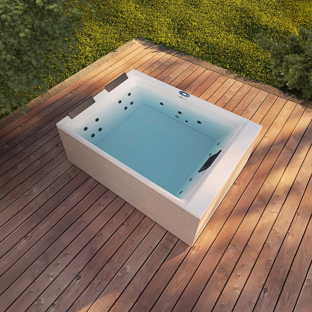 Outdoor Whirlpool NIMBUS 190 x 140 cm für 2 Personen