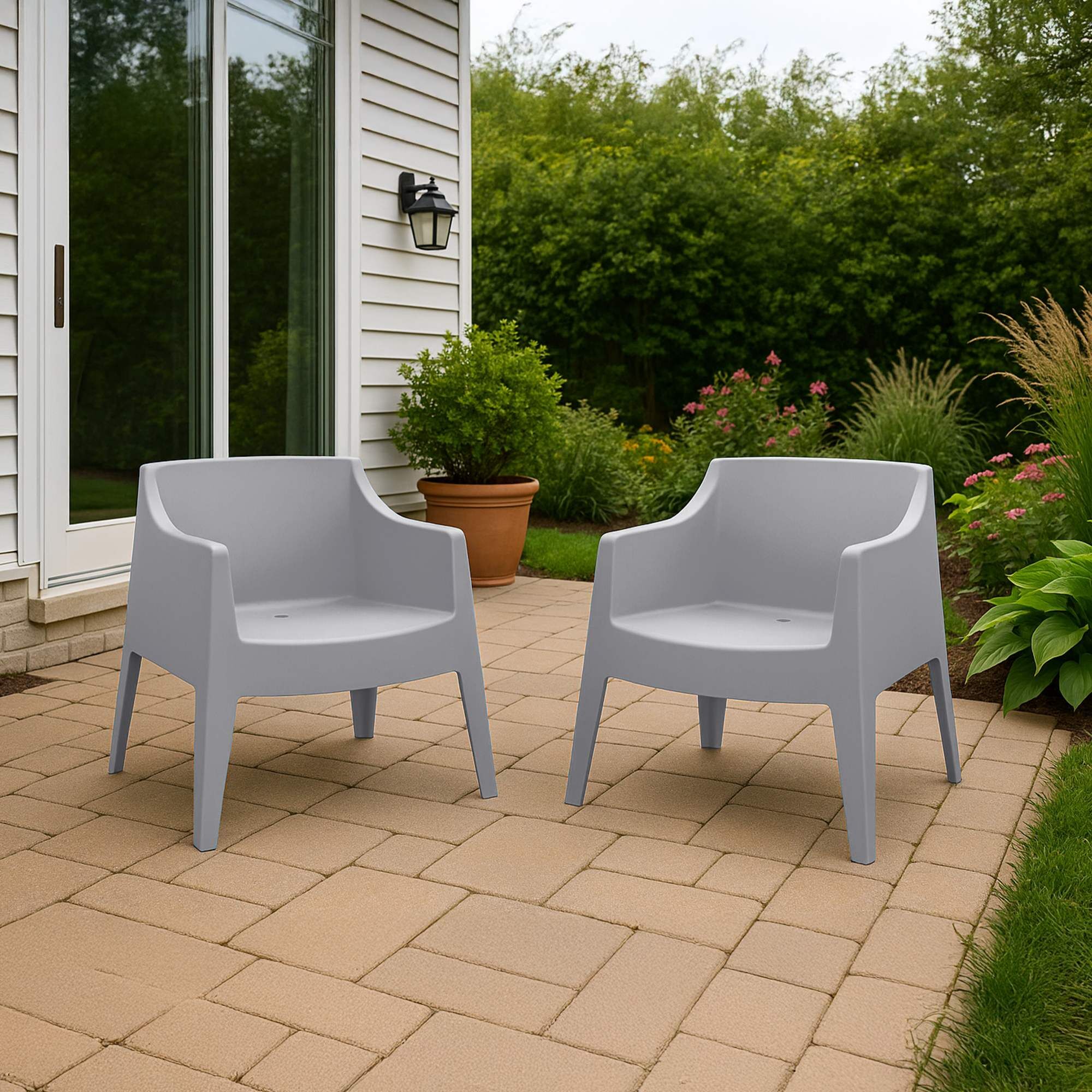 6er Set Stühle Bartal, grau