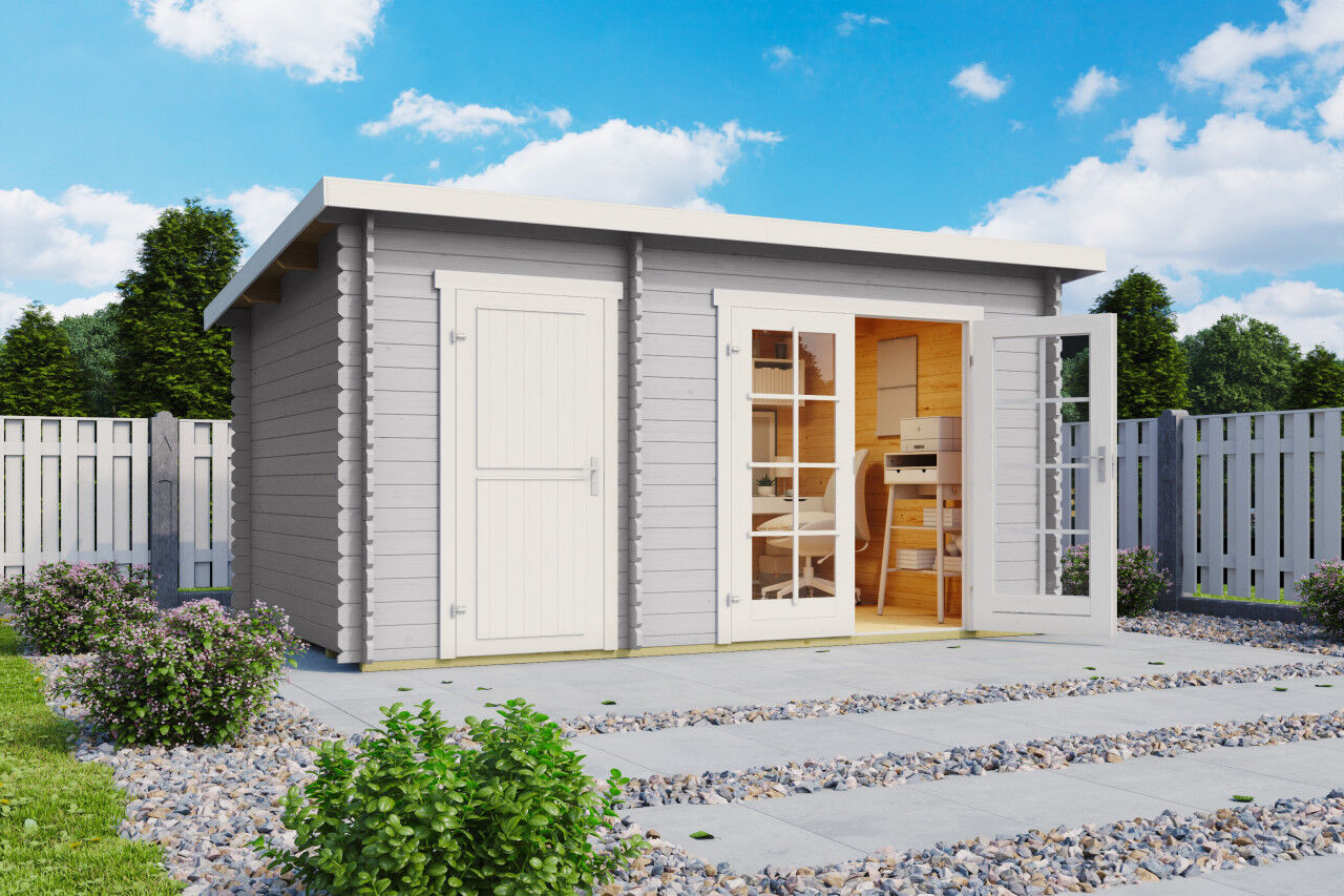Pultdach Gartenhaus Lasita Maja Belmont 1