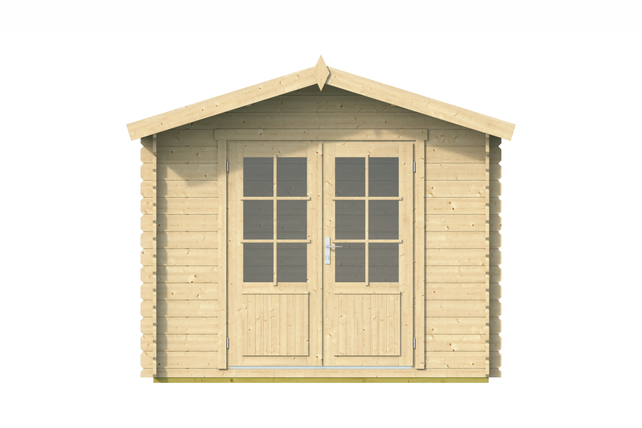 Blockhütte Gartenhaus Anja