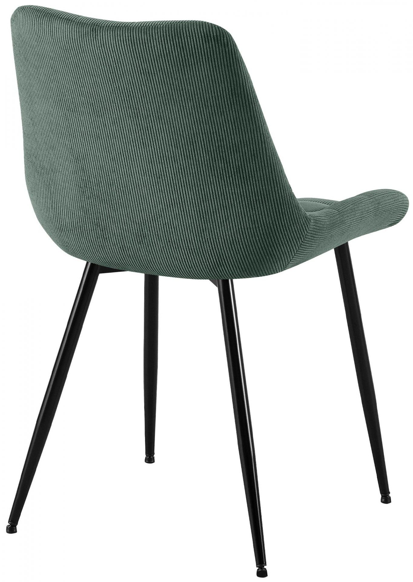 Esszimmerstuhl Sardna Cord, grün