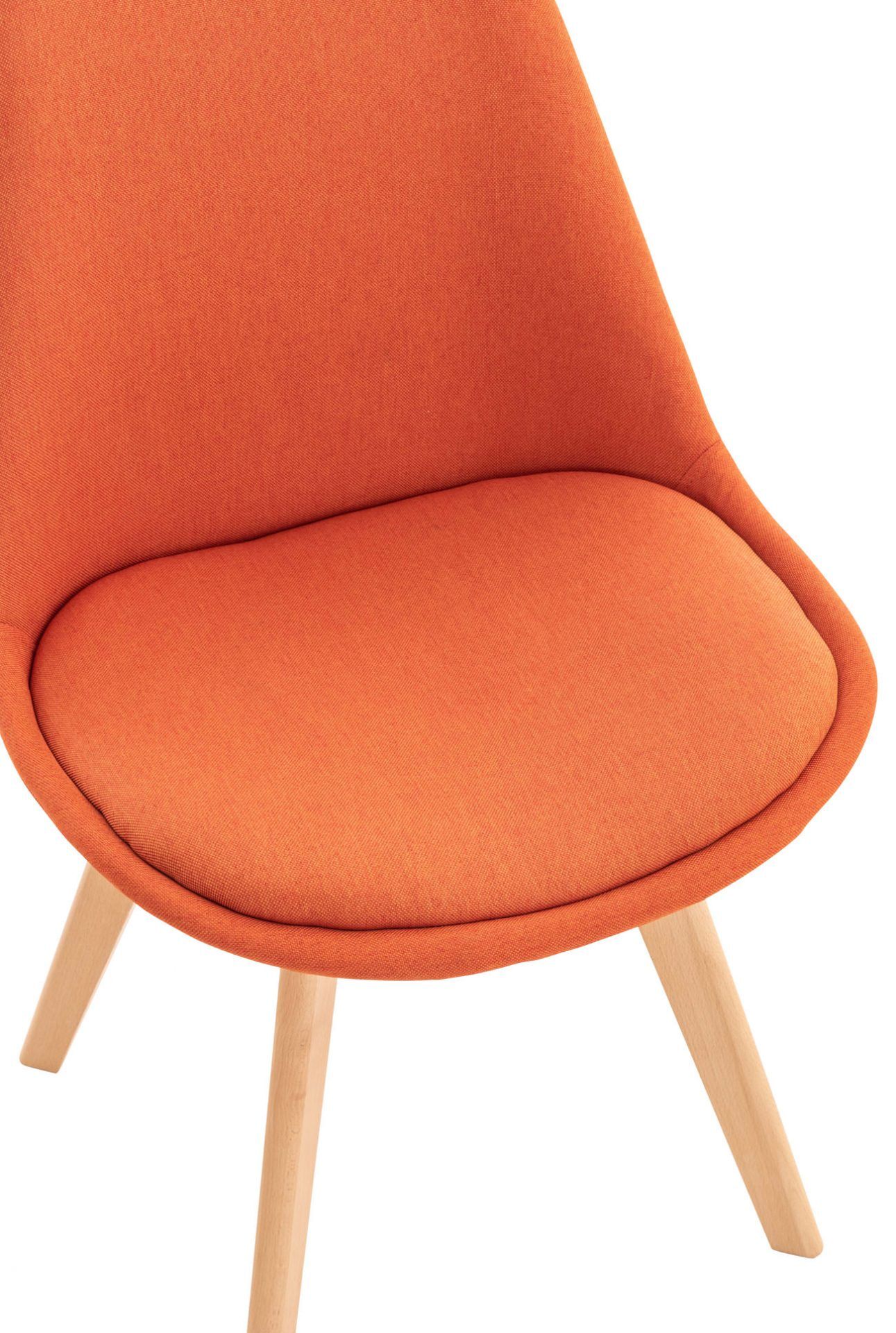 4er Set Stuhl Linares Stoff, orange