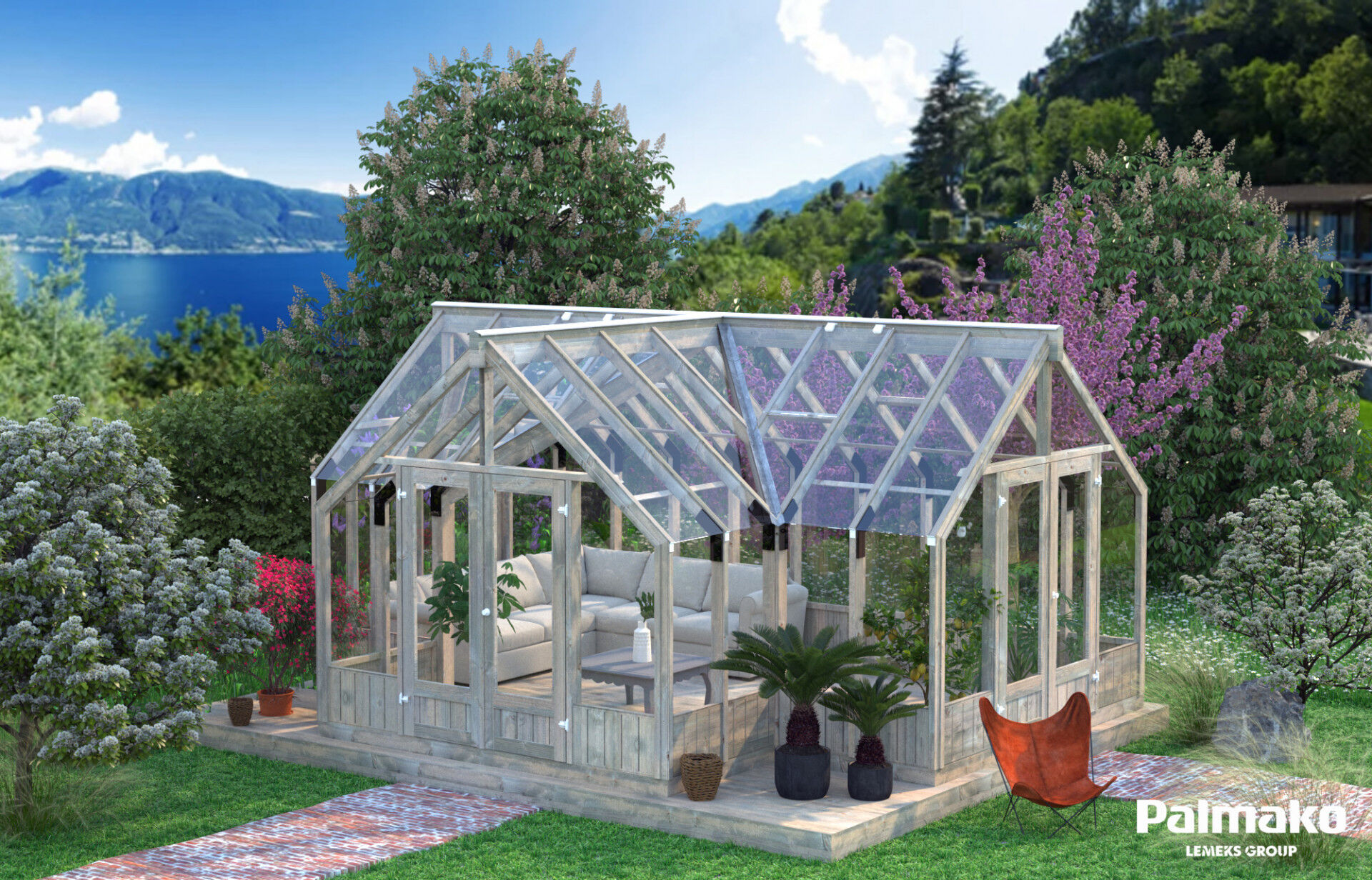 Palmako Gewächshaus Emilia 19,1 m²