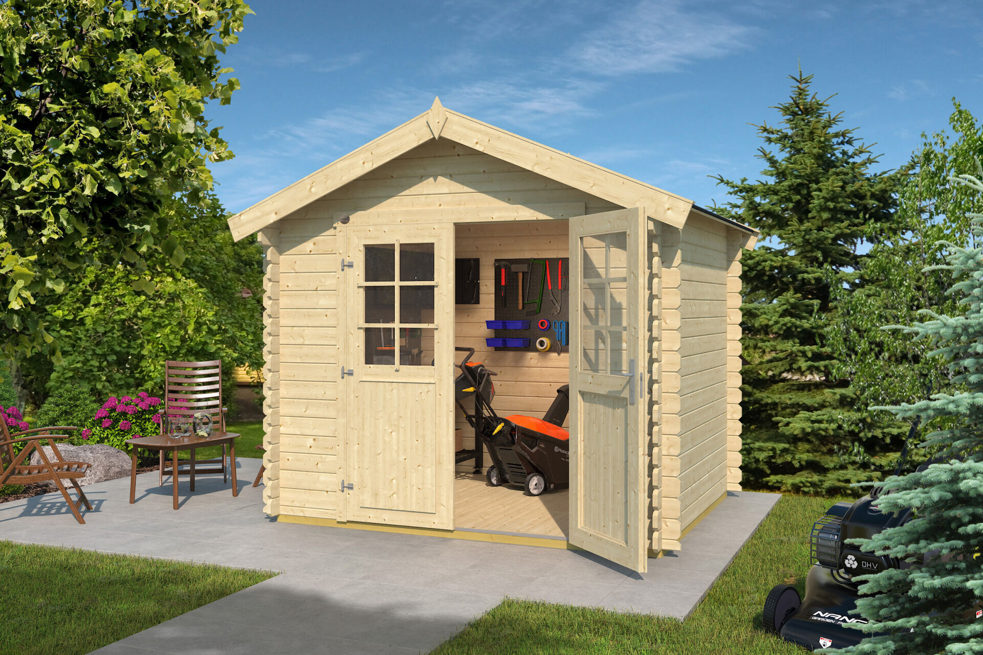 weka Garten [Q] Teras. Gartenhaus 2,9x2,3m