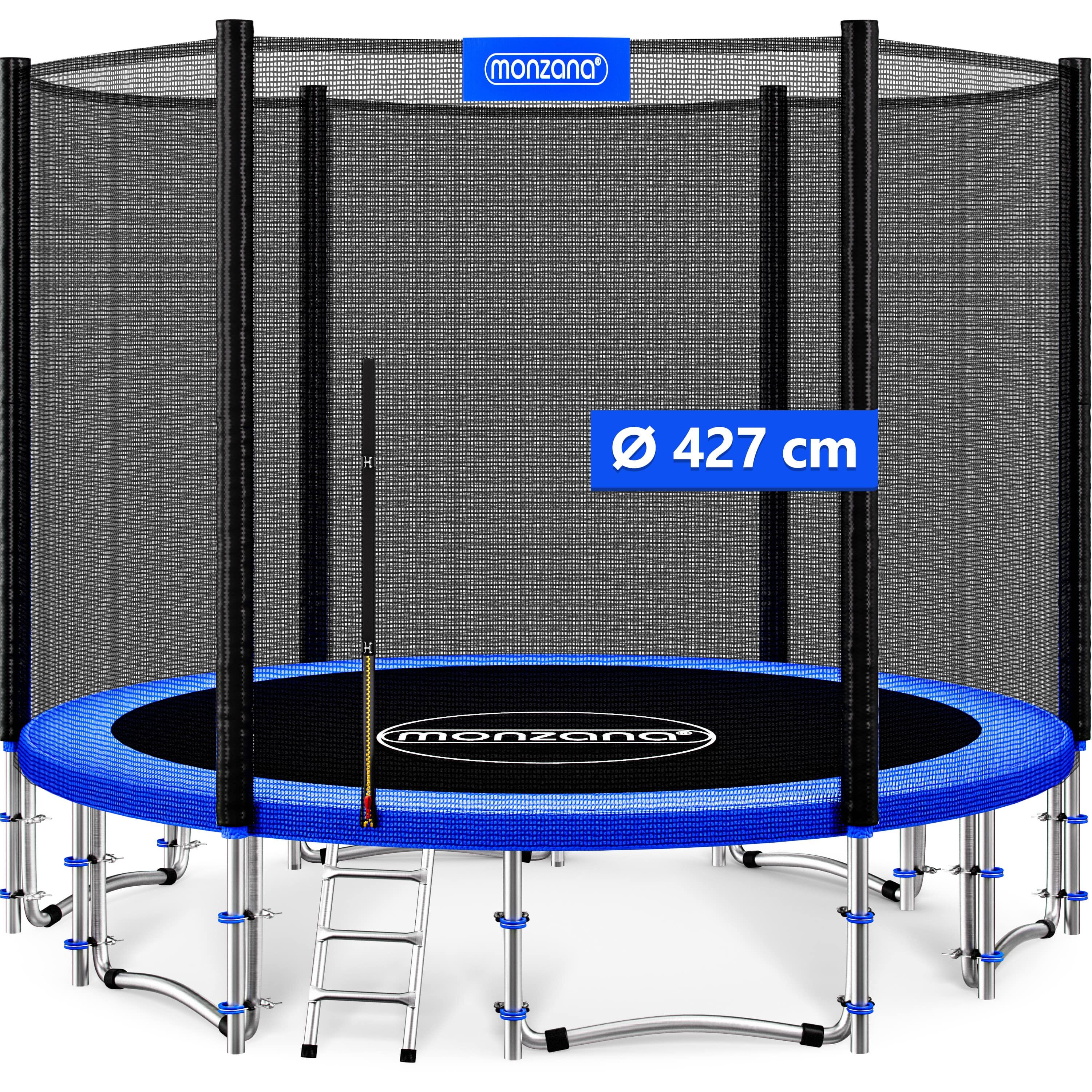 Trampolin Ø427cm inkl Sicherheitsnetz TÜV SÜD GS