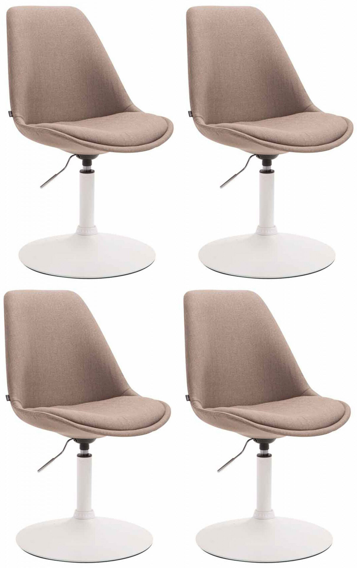 4er Set Stühle Maverick W Stoff, taupe