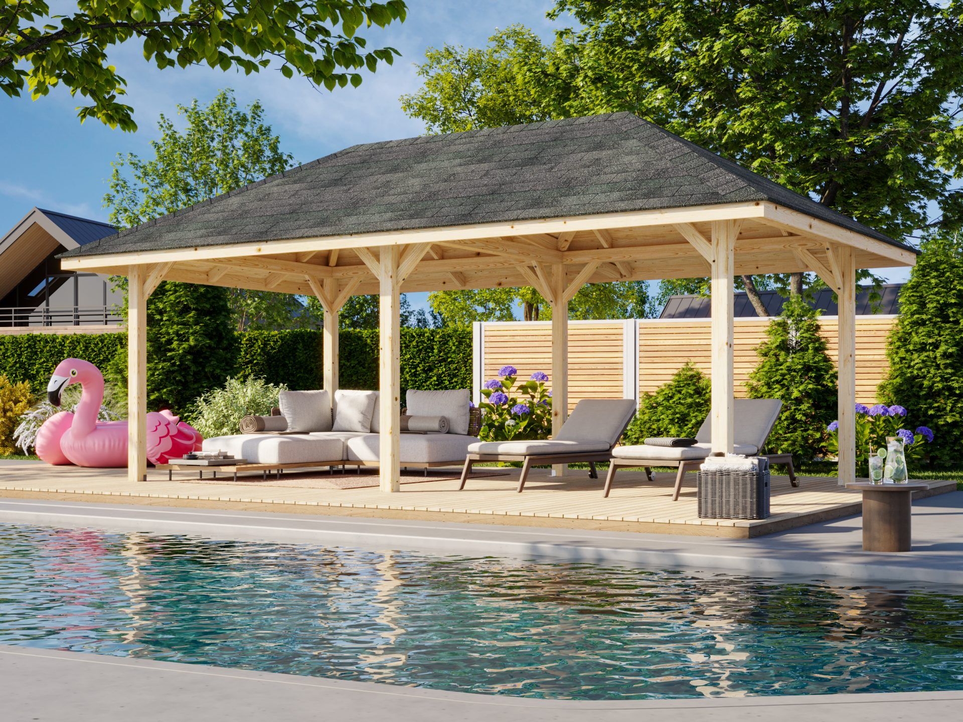 Palmako Pavillon Bianca 16,6 m2