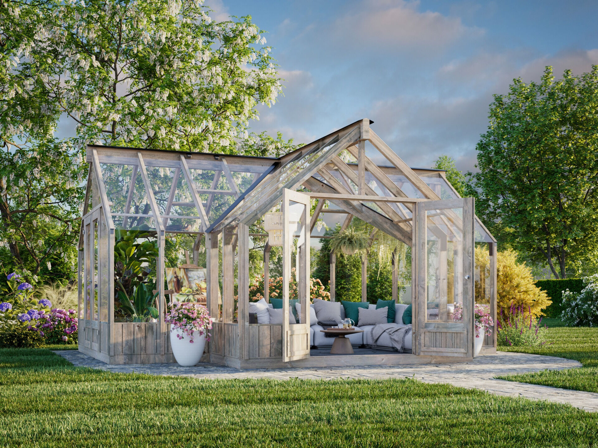 Palmako Gewächshaus Emilia 19,1 m²