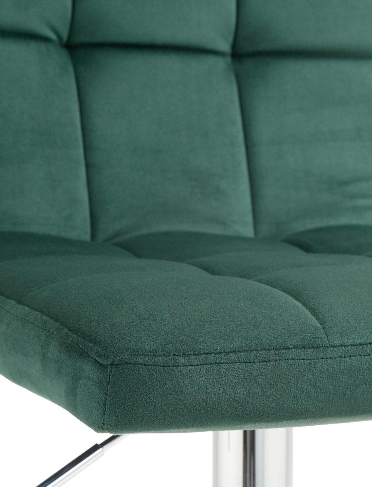 2er Set Barhocker Peru Samt chrom, grün