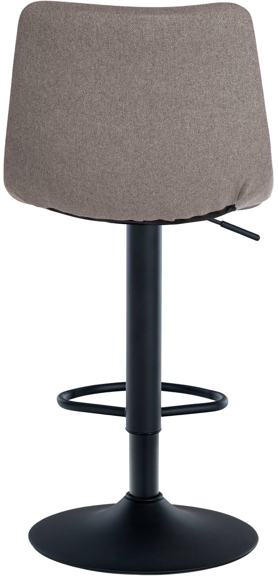 Barhocker Jerry Stoff schwarz, grau