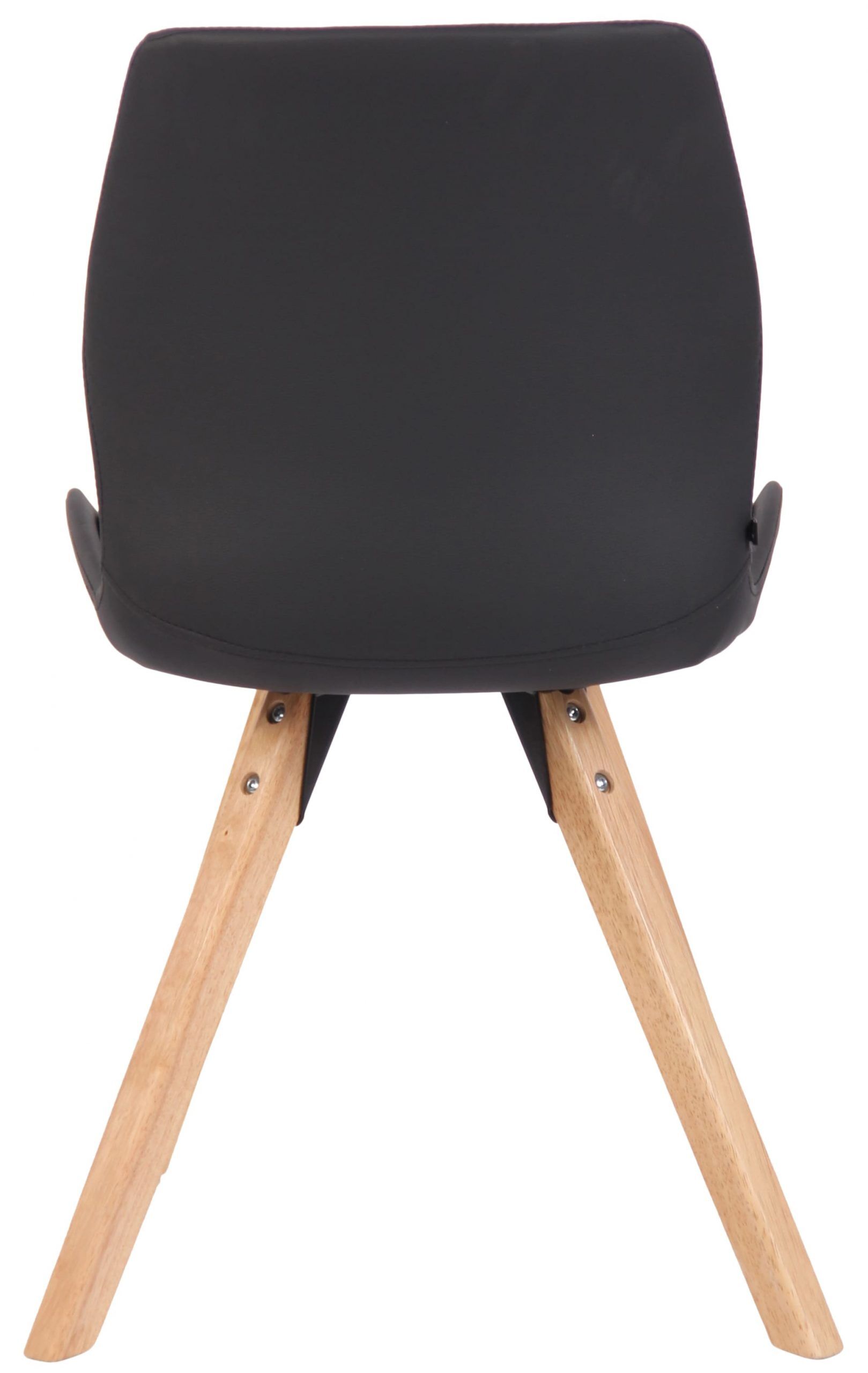 Stuhl Luna Kunstleder, schwarz