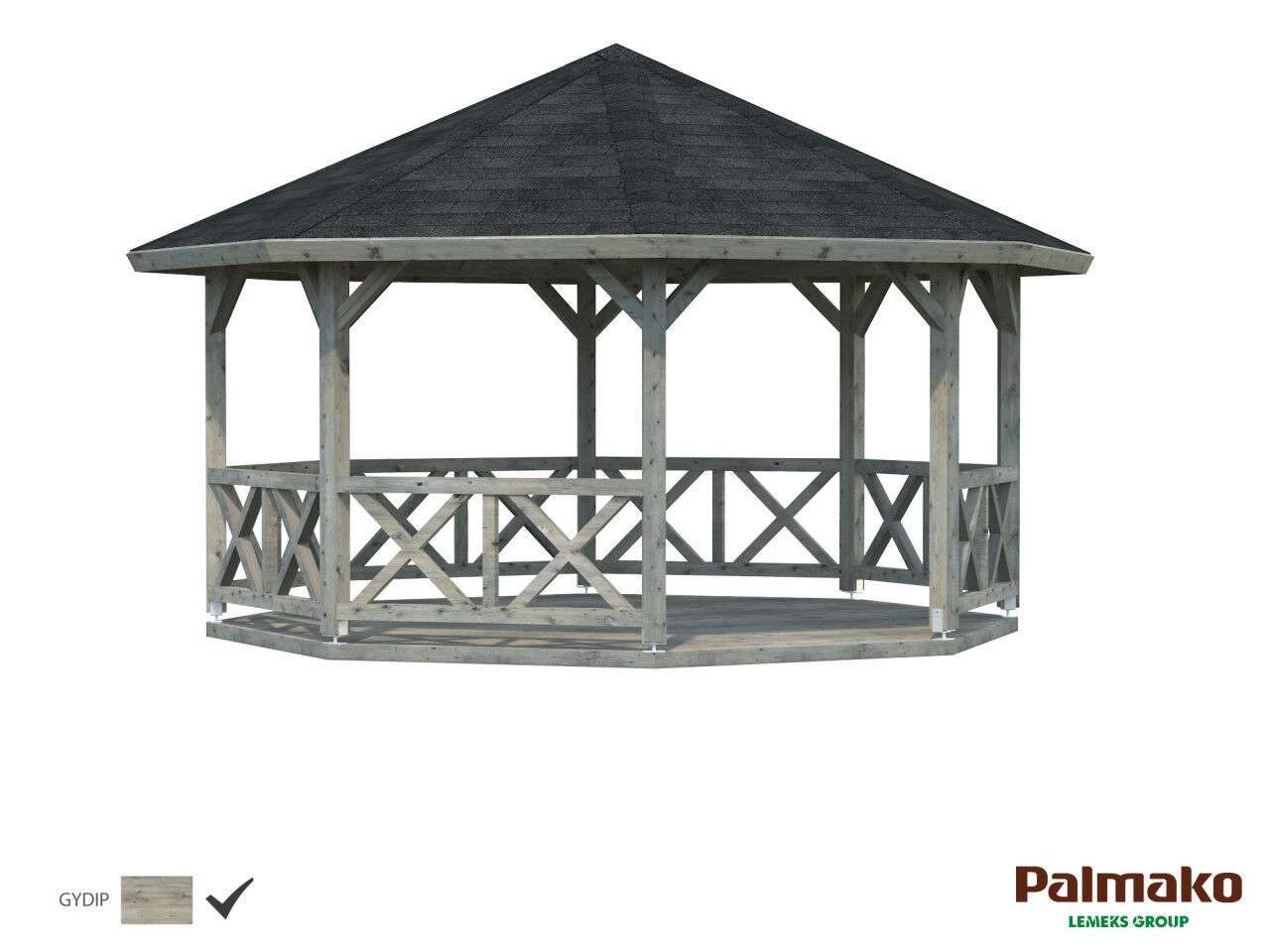 Palmako Pavillon Betty 18,0 m²