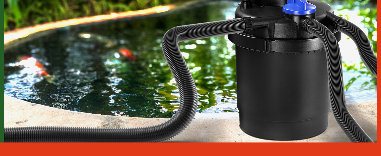 Teichdruckfilter Komplettset 2000L/h