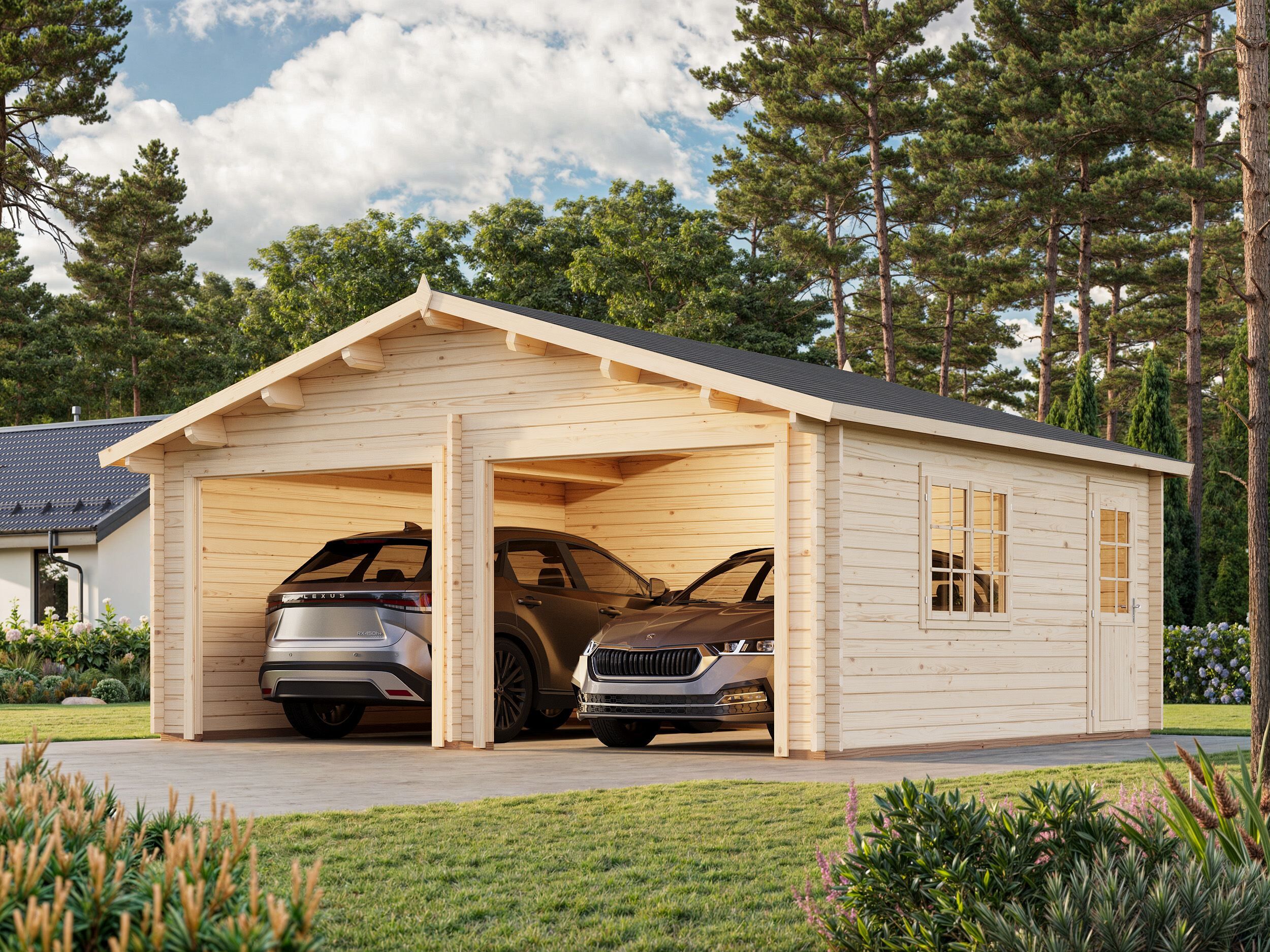 Palmako Holzgarage Roger 28,4 m²