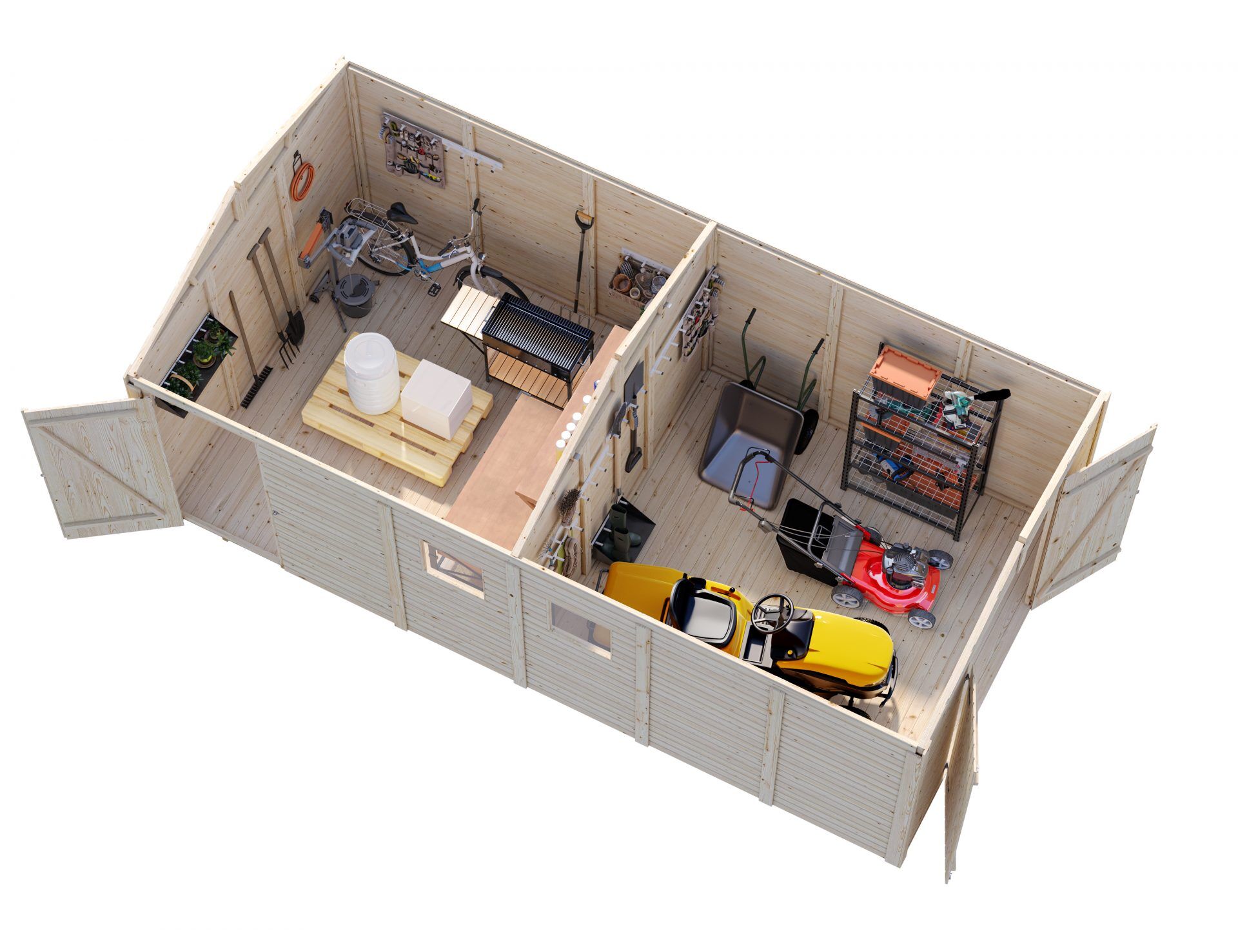 Palmako Gerätehaus Dan 14,7 m²