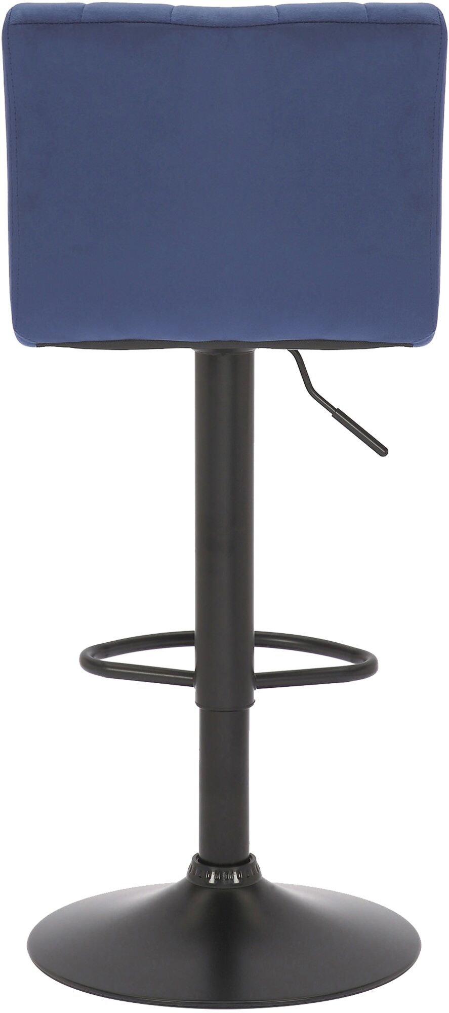 2er Set Barhocker Jamie Samt, blau