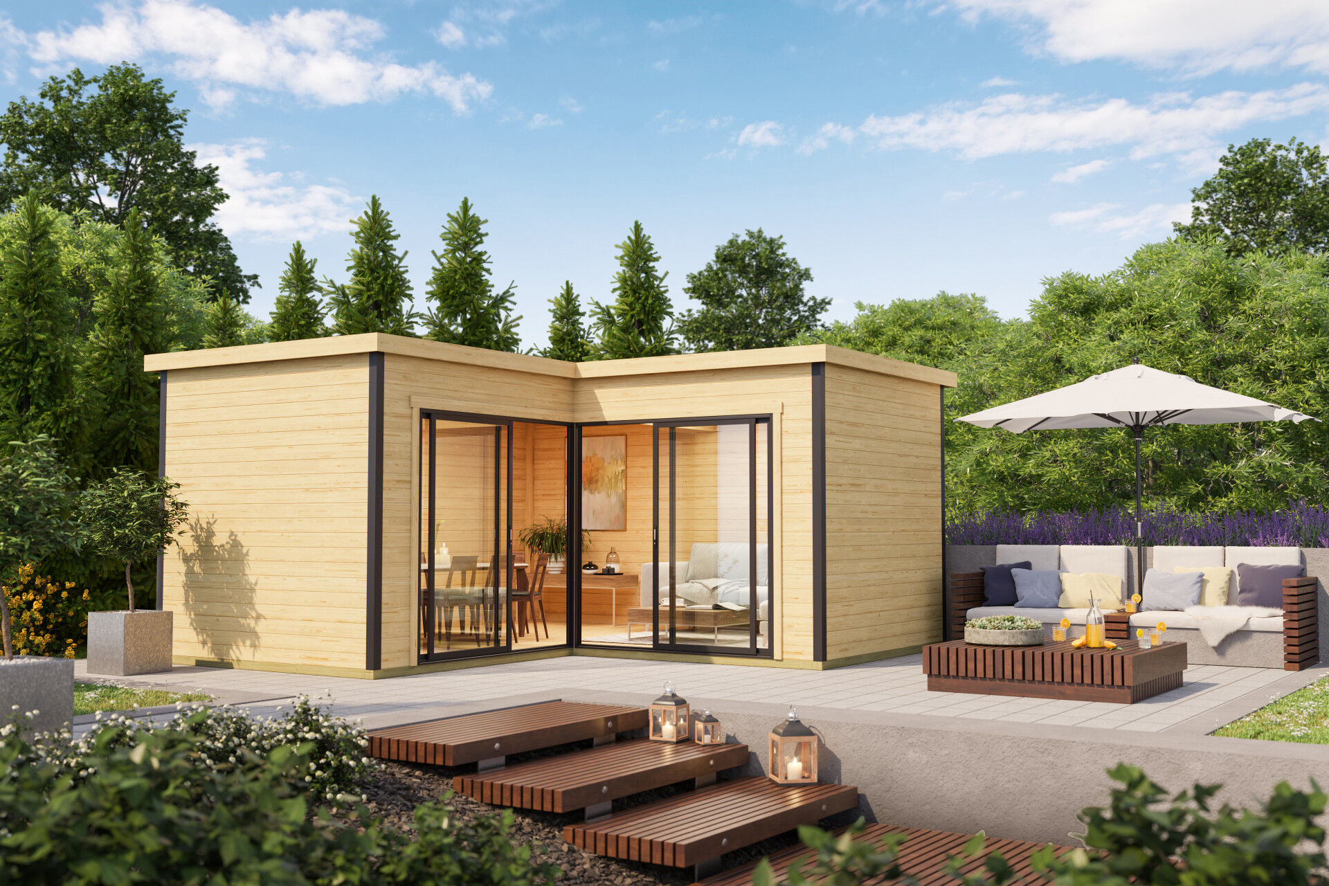Lasita Maja Gartenhaus Domeo 6
