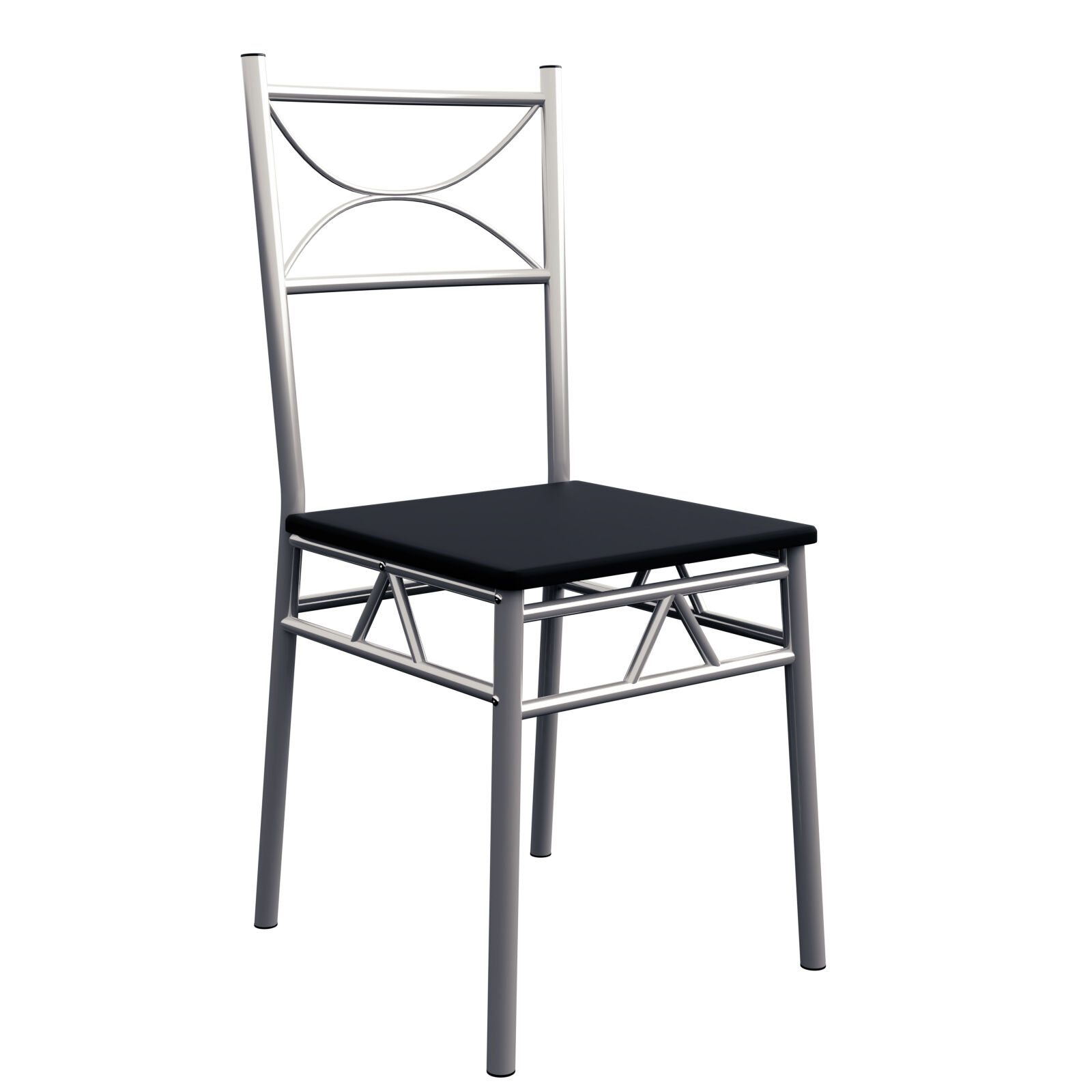 Sitzgruppe Paul 5-tlg Schwarz