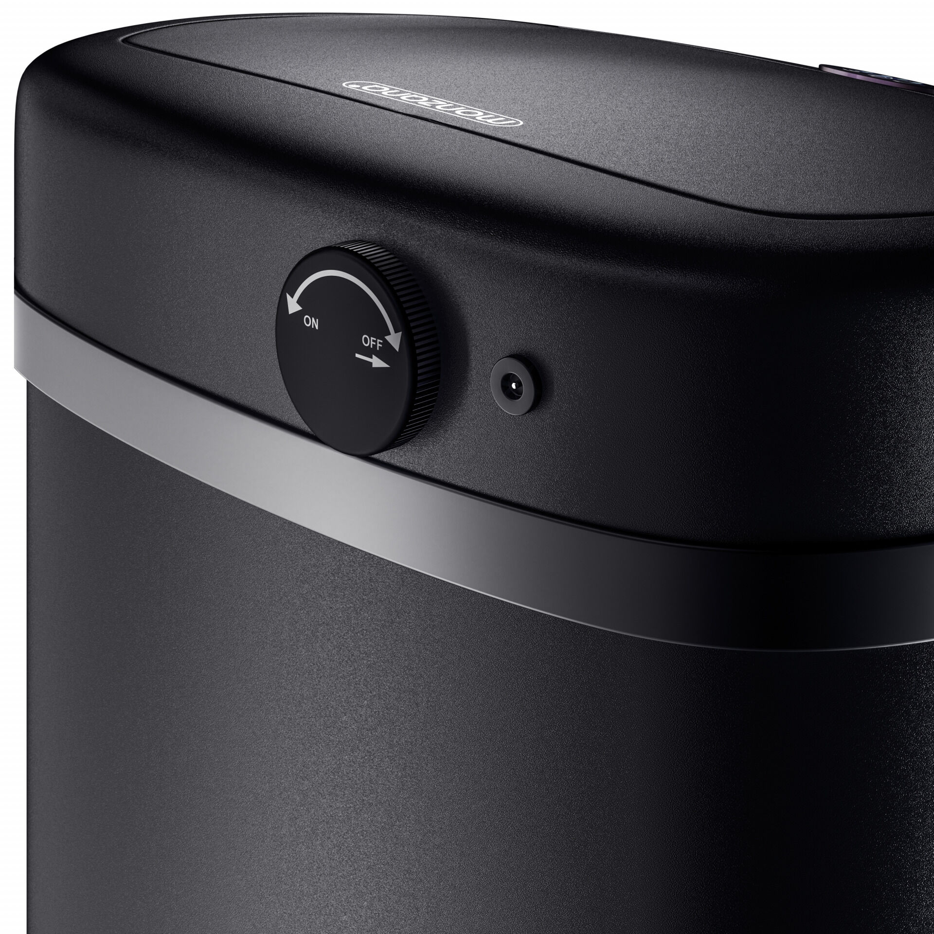 Sensor Mülleimer Edelstahl Schwarz 50L