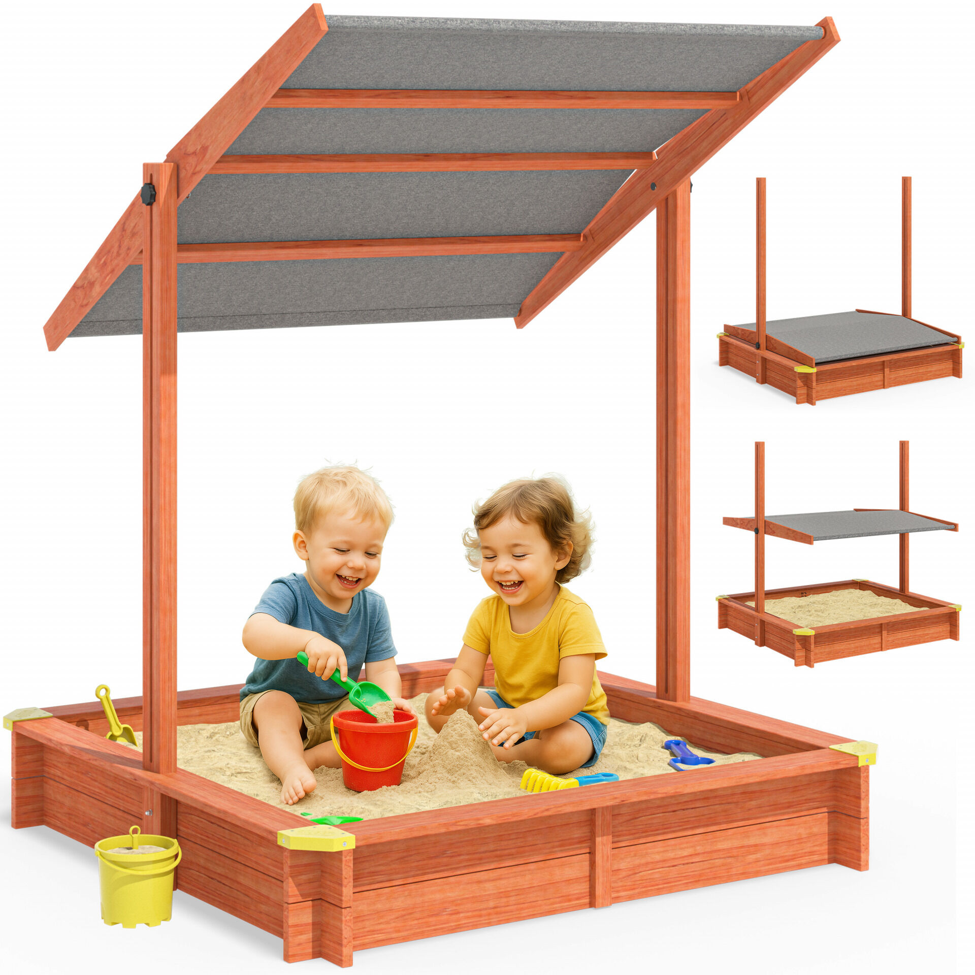 Sandkasten Sami 120x120cm UV-Schutz 50+