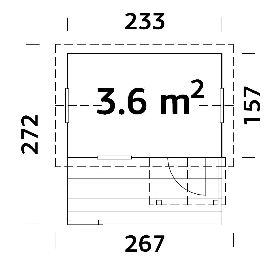 Palmako Kinderspielhaus Otto 3,6 m²