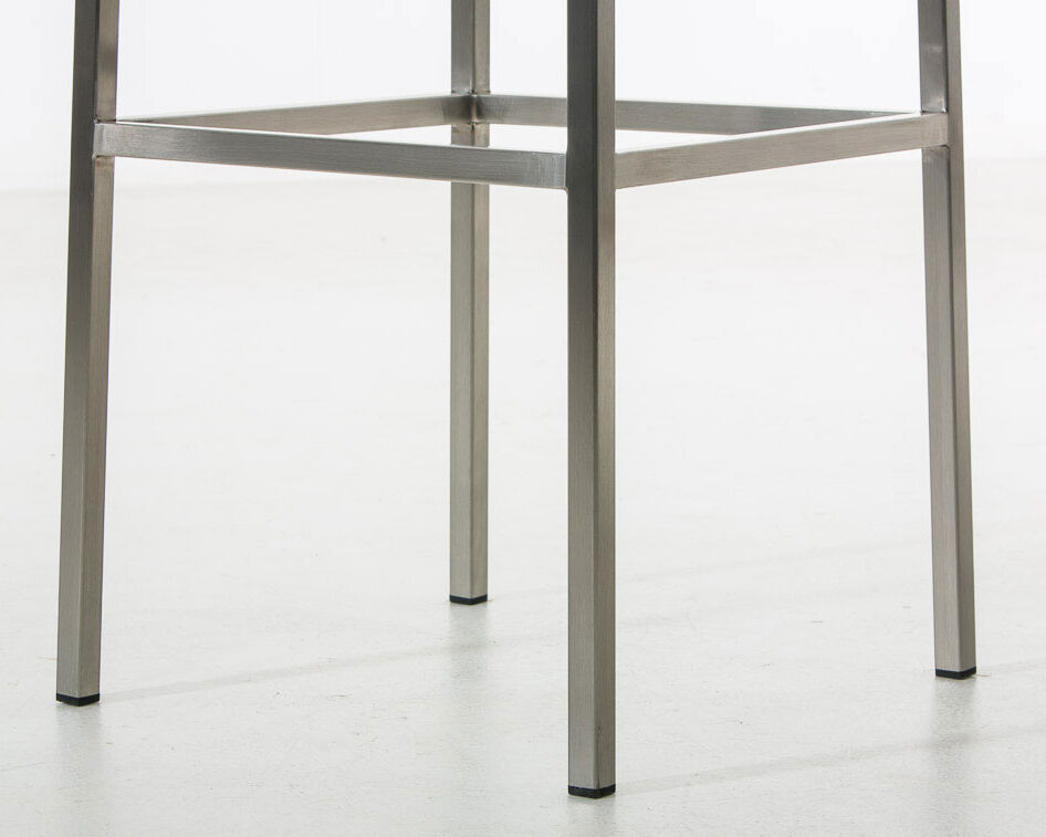 2er Set Barhocker Montreal 85 Stoff edelstahl, blau