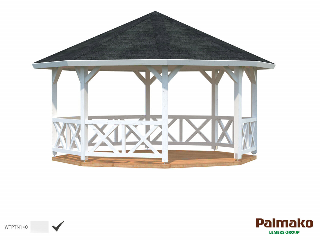 Palmako Pavillon Betty 18,0 m²