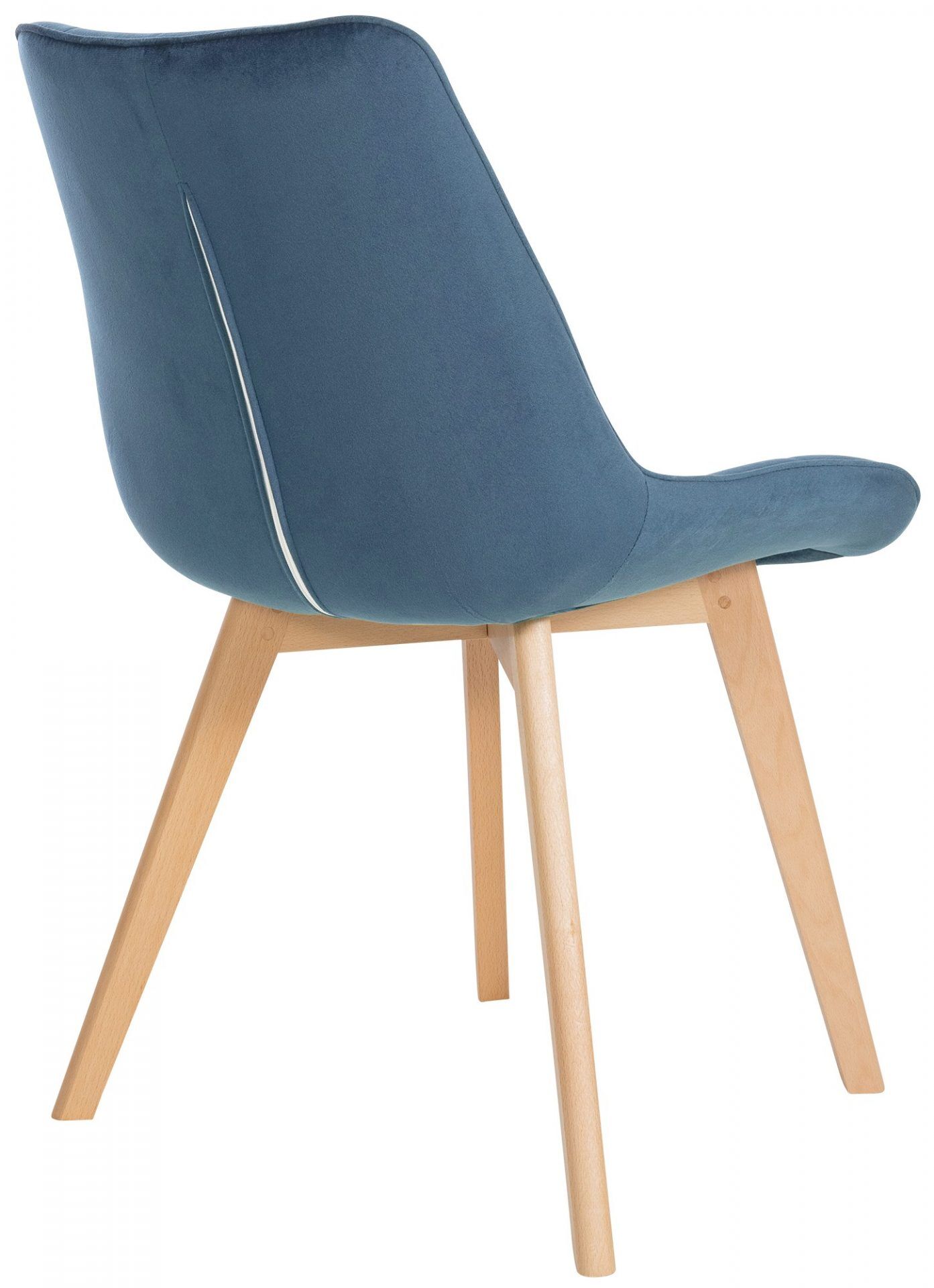 Stuhl Brook Samt, blau