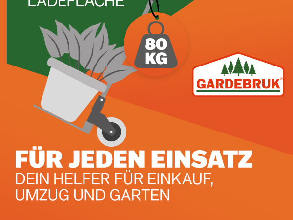 Sackkarre Silber/Schwarz Aluminium 80kg höhenverstellbar
