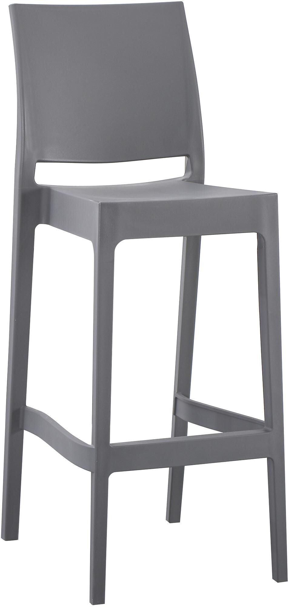 Barhocker Flamur, dunkelgrau