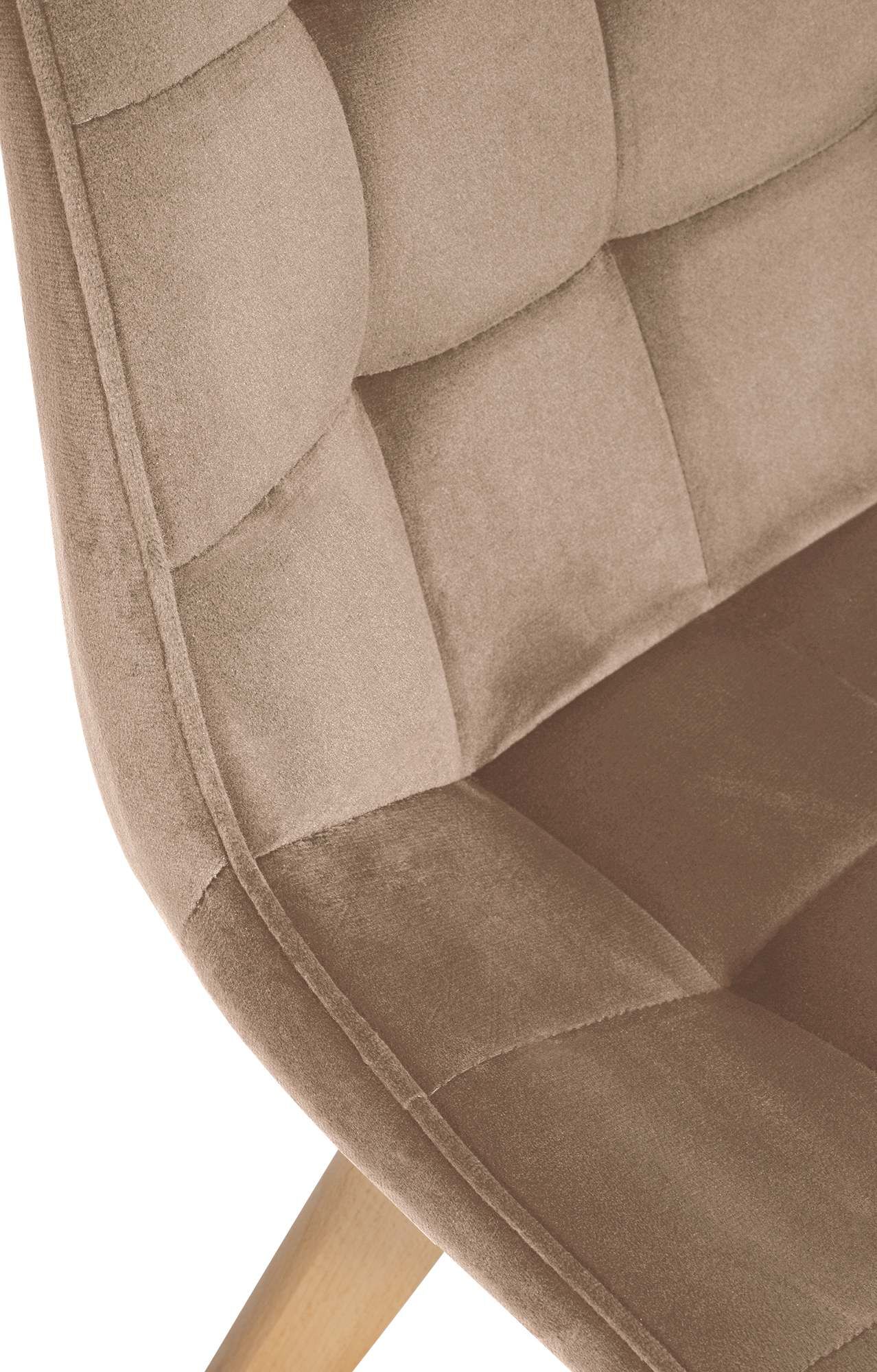 2er Set Stühle Brook Samt, braun