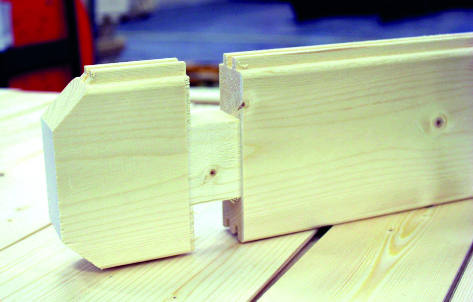 Verarbeitung double-entaillage-madrier