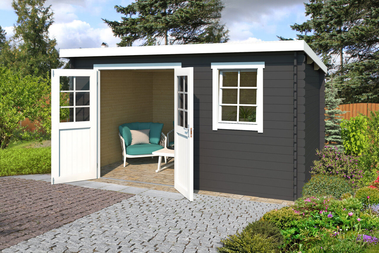 Lasita Maja Gartenhaus Amira 230 carbongrau